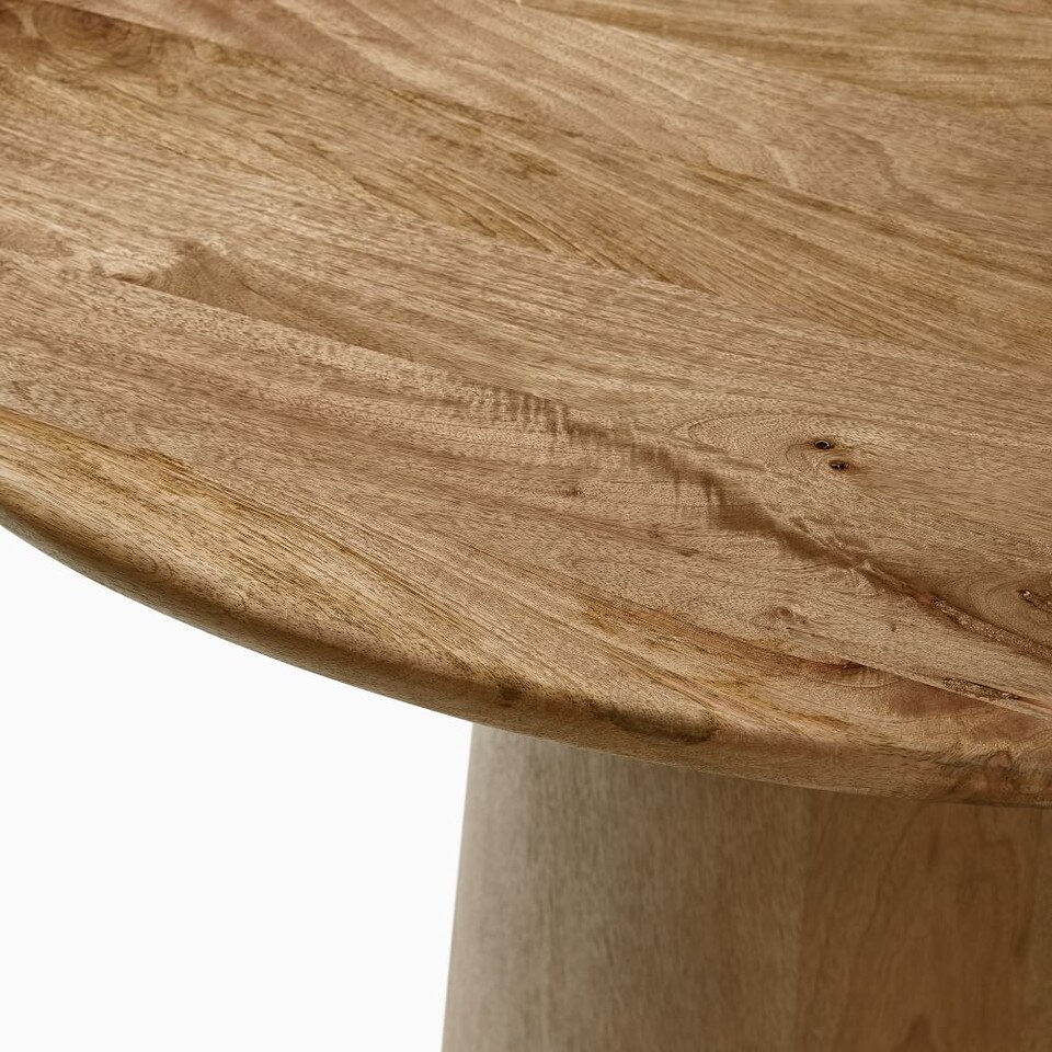 Anton Round Dining Table (112 cm) West Elm Australia